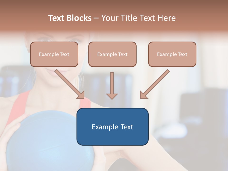 Curls Female Beauty PowerPoint Template