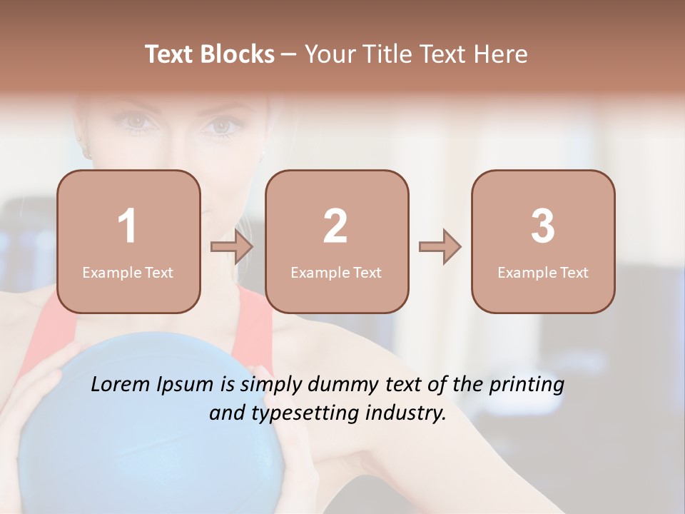 Curls Female Beauty PowerPoint Template