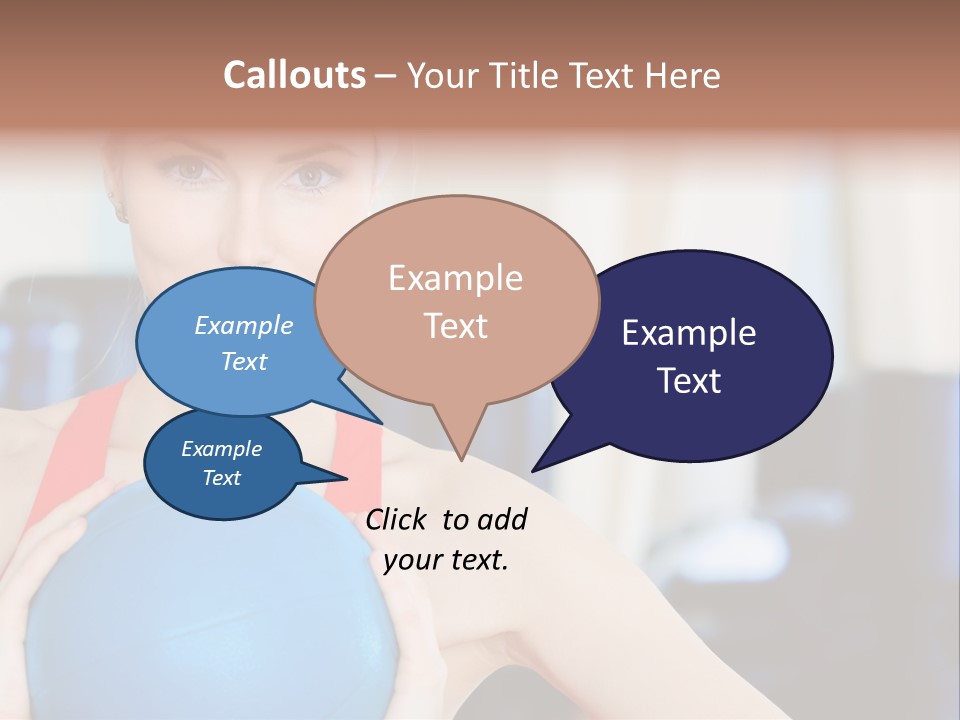 Curls Female Beauty PowerPoint Template