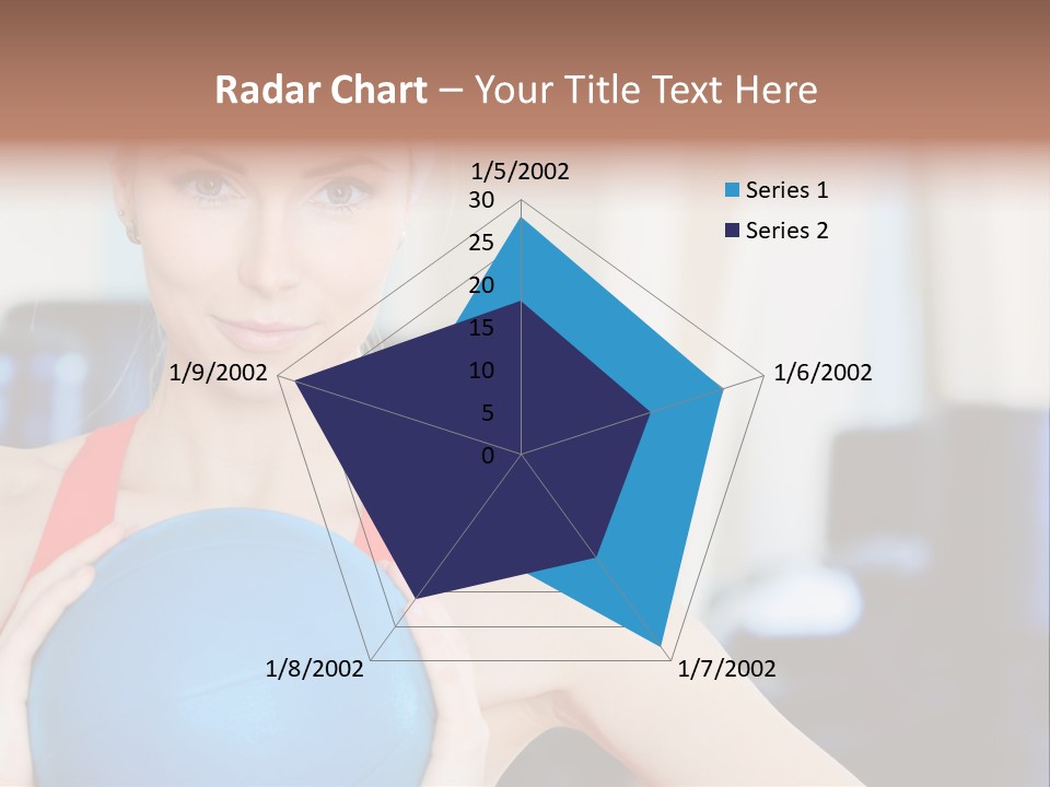 Curls Female Beauty PowerPoint Template