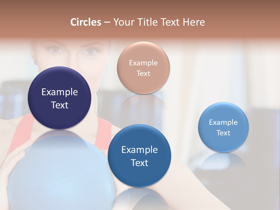 Curls Female Beauty PowerPoint Template