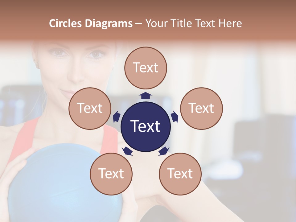 Curls Female Beauty PowerPoint Template