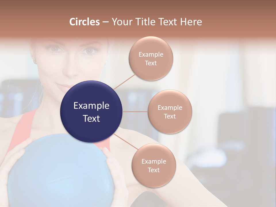 Curls Female Beauty PowerPoint Template