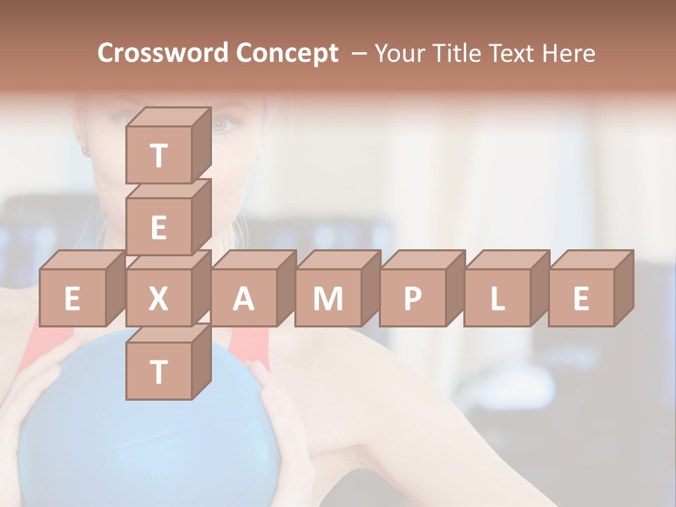 Curls Female Beauty PowerPoint Template