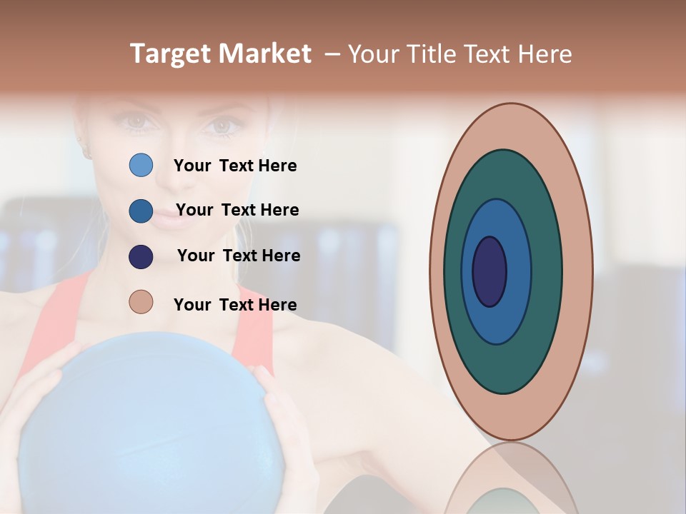 Curls Female Beauty PowerPoint Template