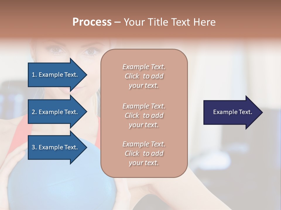 Curls Female Beauty PowerPoint Template