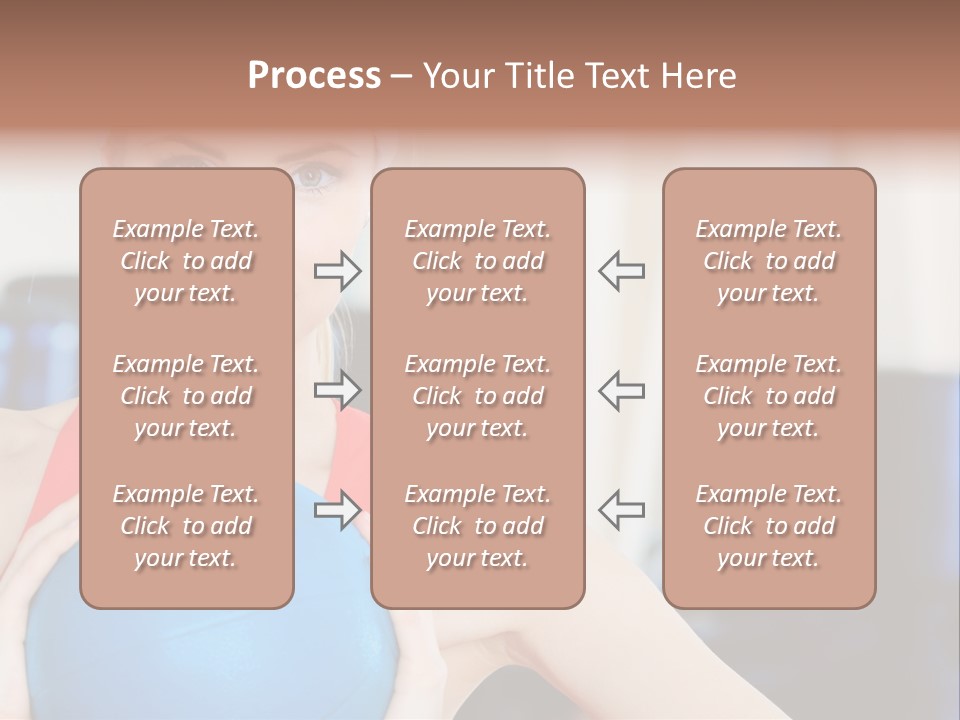Curls Female Beauty PowerPoint Template