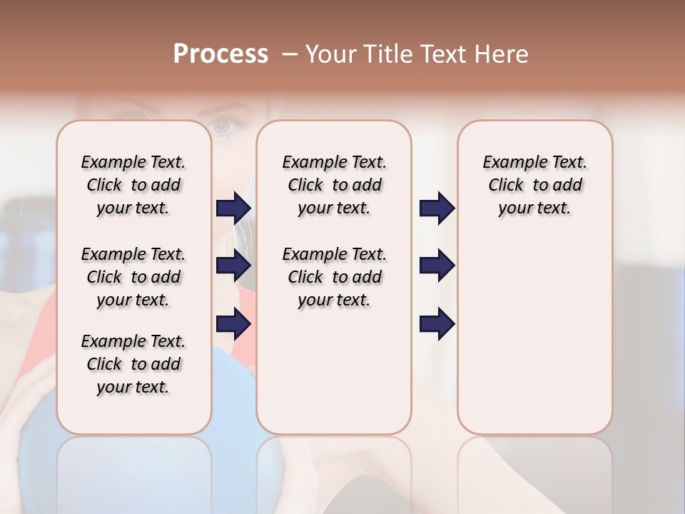 Curls Female Beauty PowerPoint Template