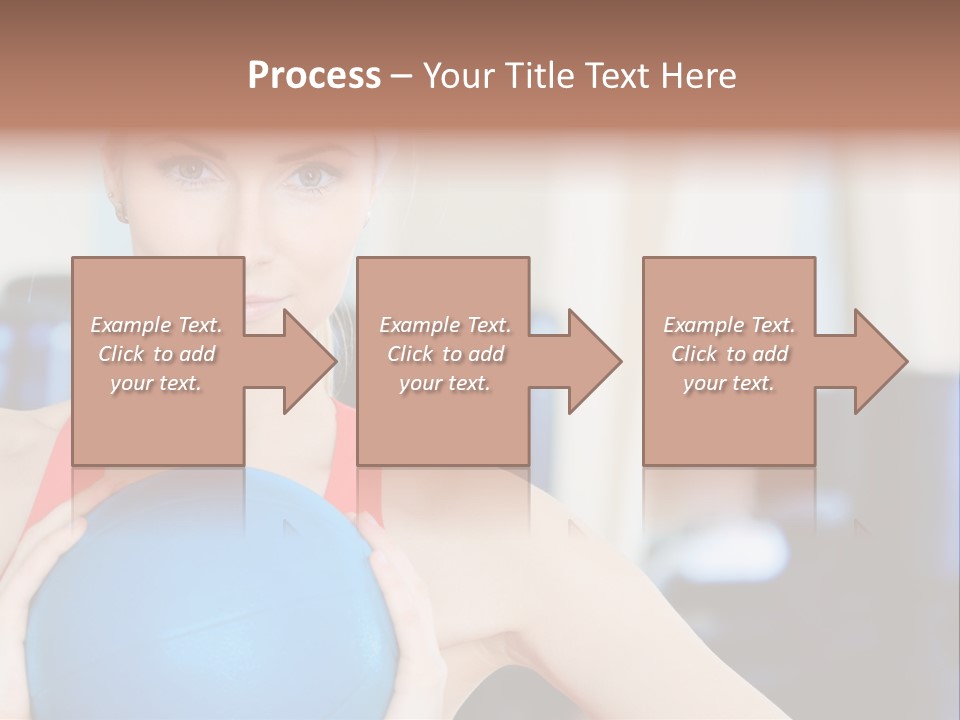 Curls Female Beauty PowerPoint Template