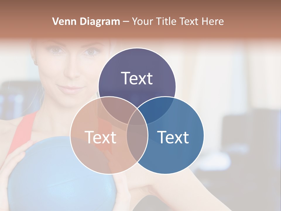 Curls Female Beauty PowerPoint Template