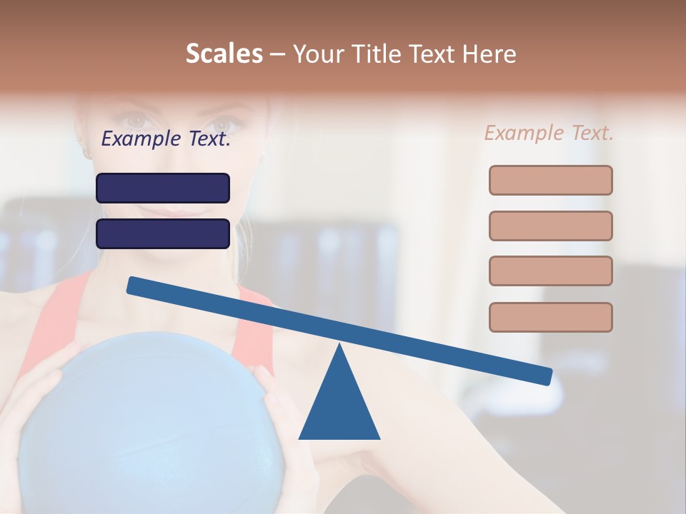 Curls Female Beauty PowerPoint Template