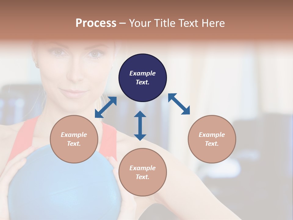 Curls Female Beauty PowerPoint Template