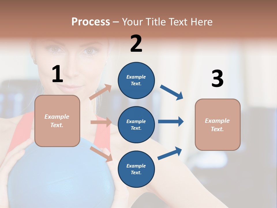 Curls Female Beauty PowerPoint Template