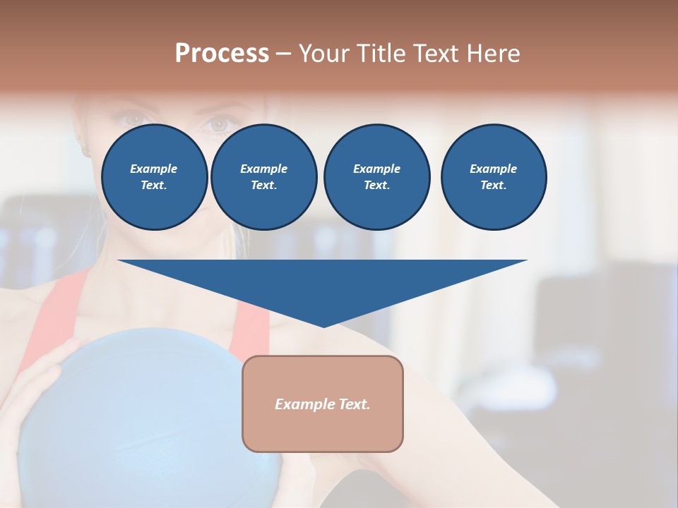 Curls Female Beauty PowerPoint Template