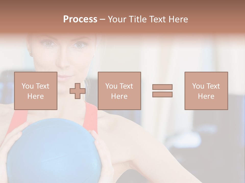 Curls Female Beauty PowerPoint Template