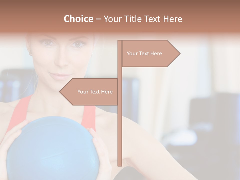 Curls Female Beauty PowerPoint Template