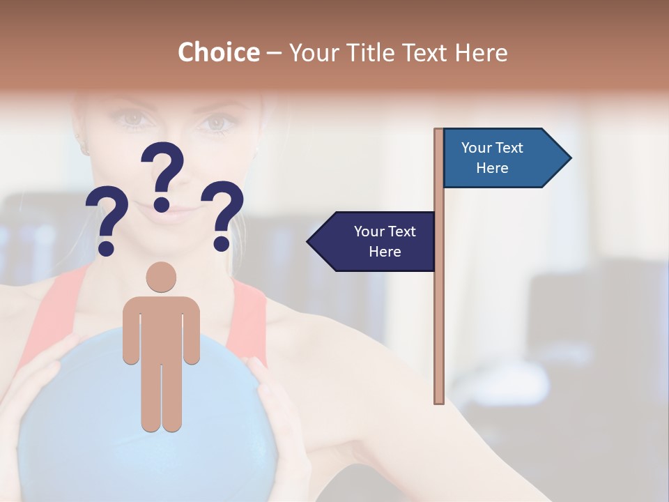 Curls Female Beauty PowerPoint Template