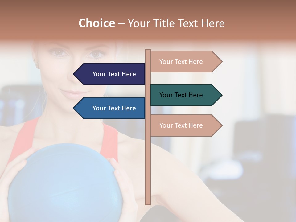 Curls Female Beauty PowerPoint Template