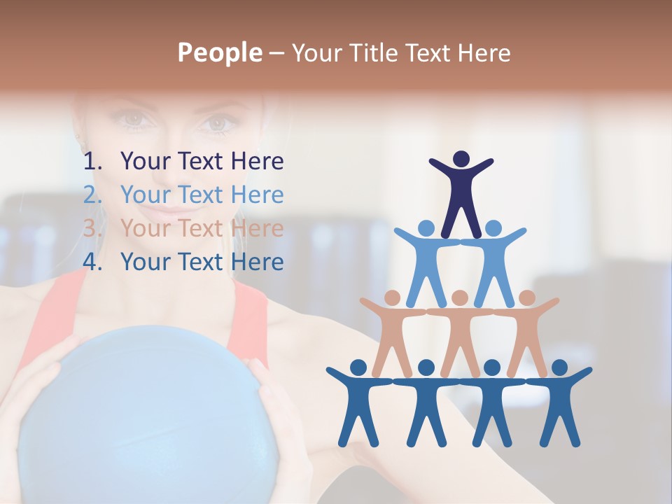 Curls Female Beauty PowerPoint Template