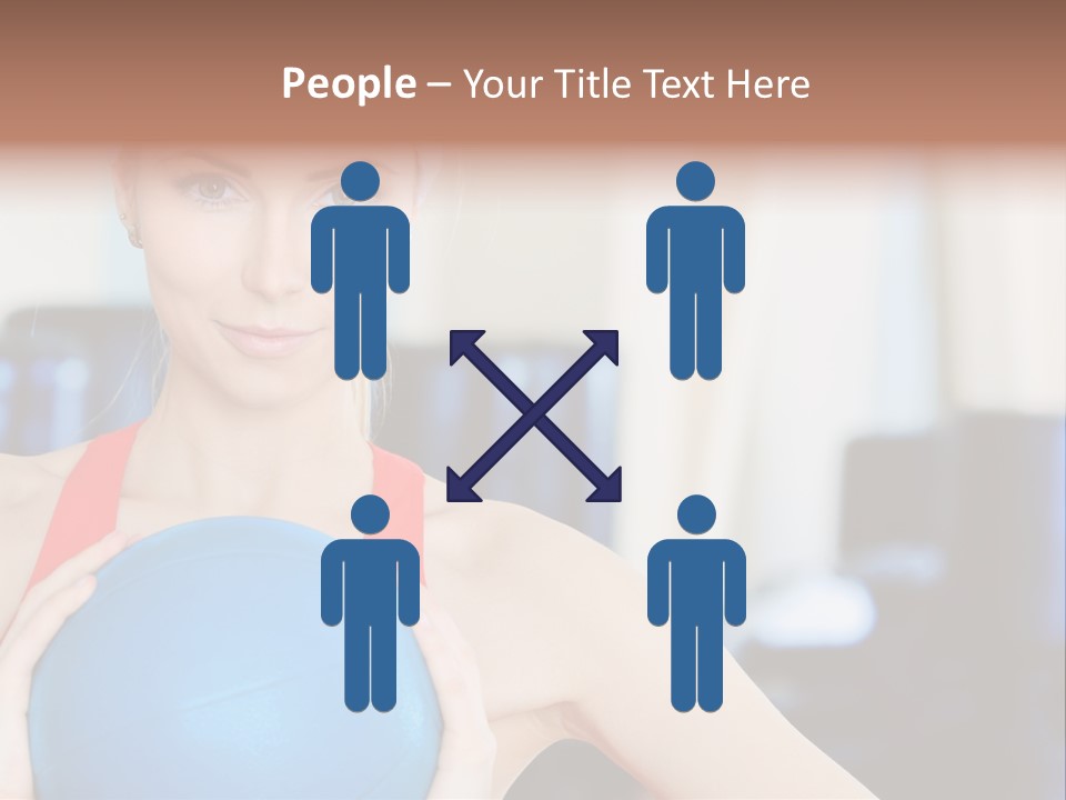 Curls Female Beauty PowerPoint Template