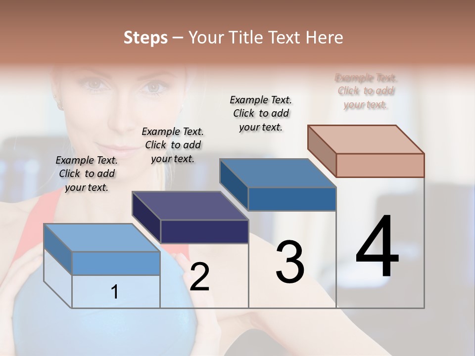 Curls Female Beauty PowerPoint Template