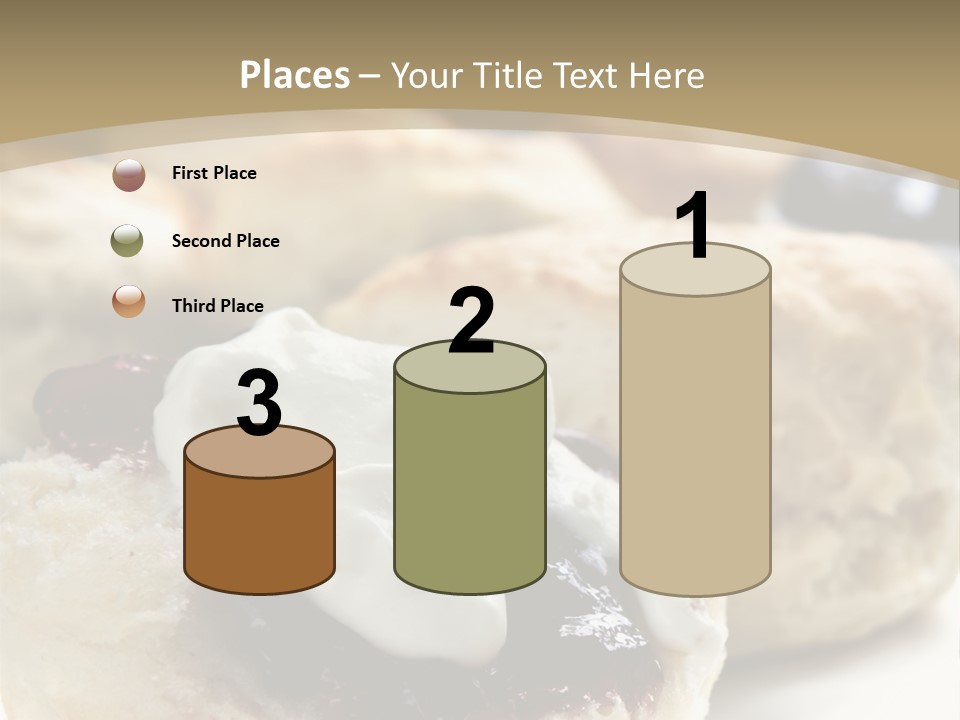 Sweet Dessert Closeup PowerPoint Template