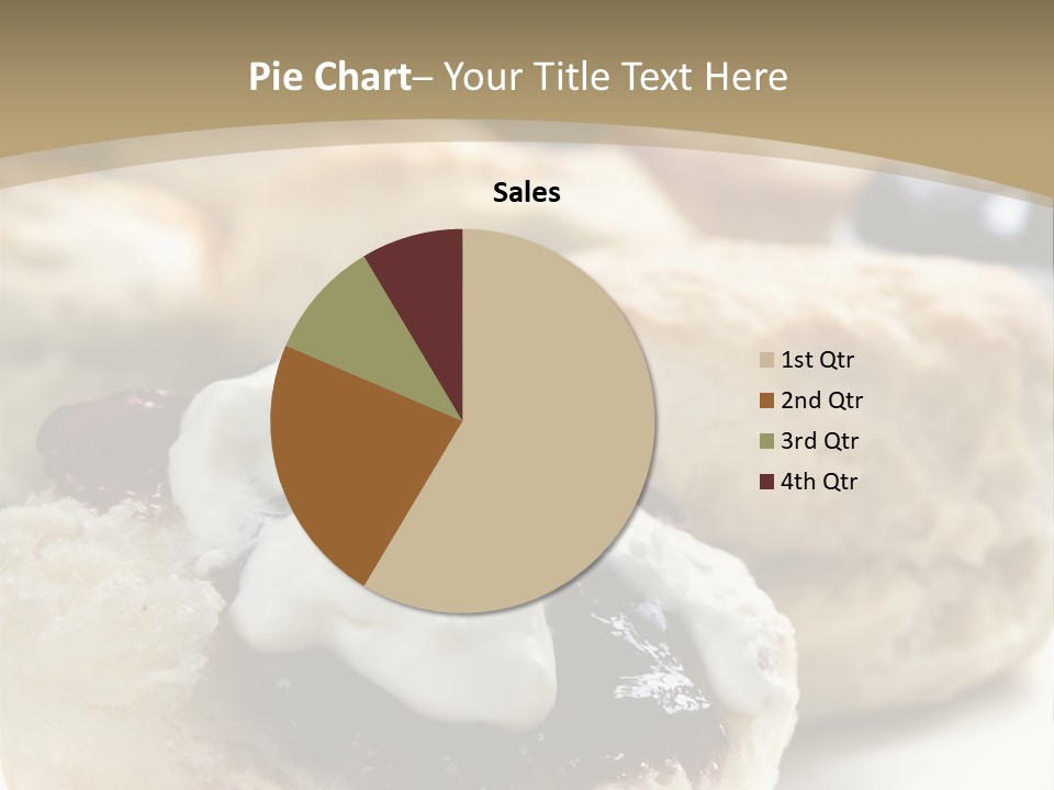 Sweet Dessert Closeup PowerPoint Template
