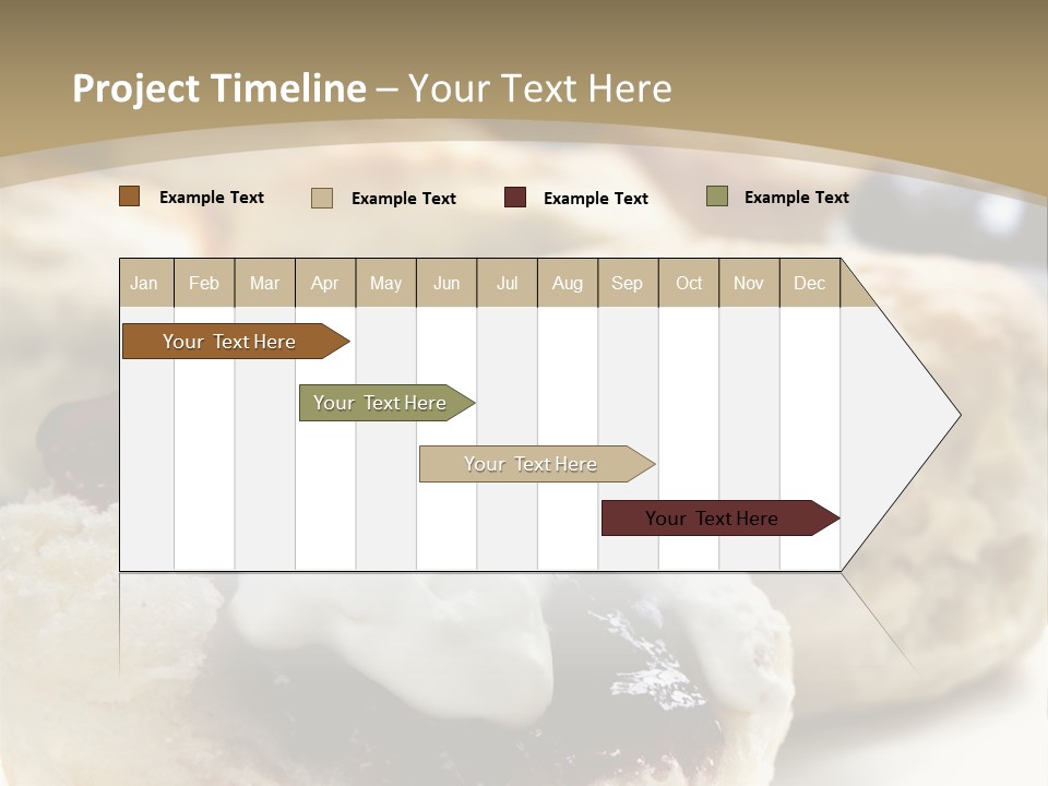 Sweet Dessert Closeup PowerPoint Template