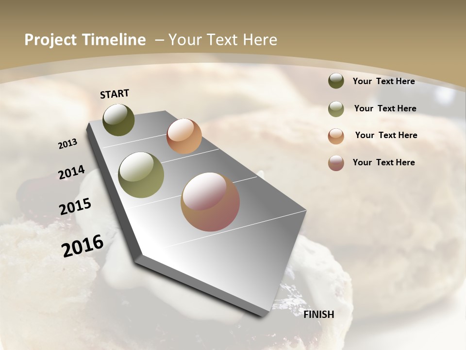 Sweet Dessert Closeup PowerPoint Template
