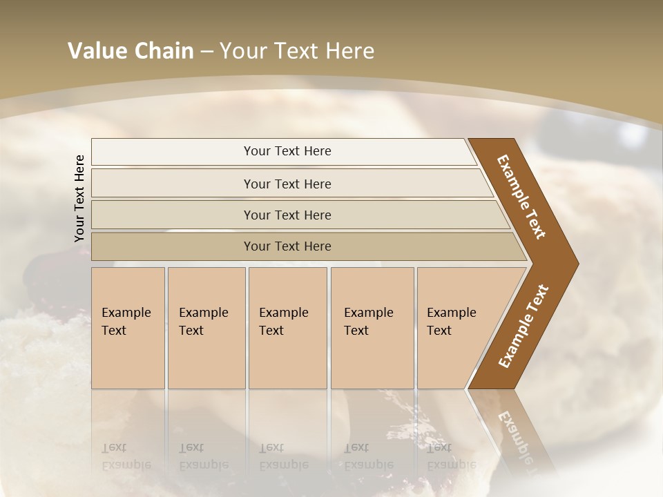 Sweet Dessert Closeup PowerPoint Template