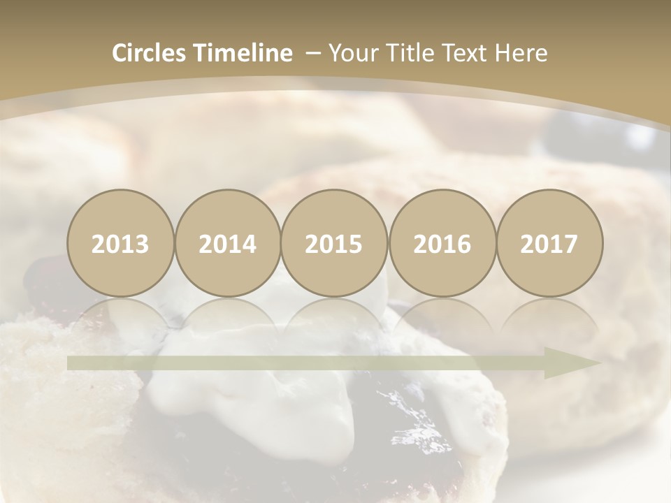 Sweet Dessert Closeup PowerPoint Template