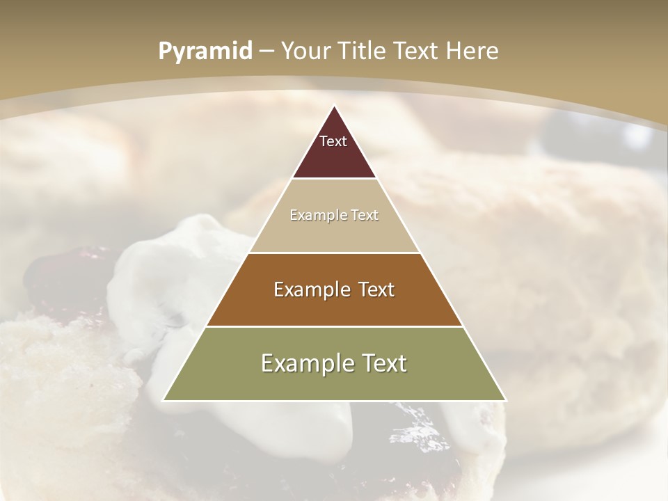 Sweet Dessert Closeup PowerPoint Template