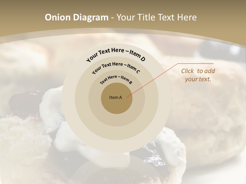 Sweet Dessert Closeup PowerPoint Template