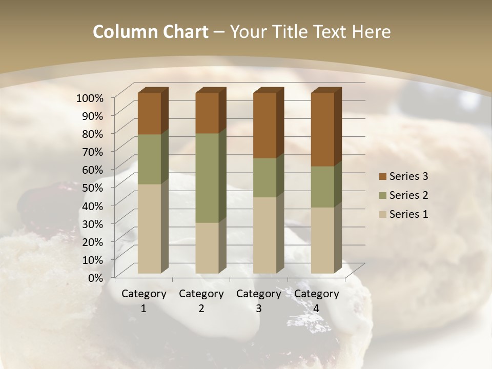 Sweet Dessert Closeup PowerPoint Template