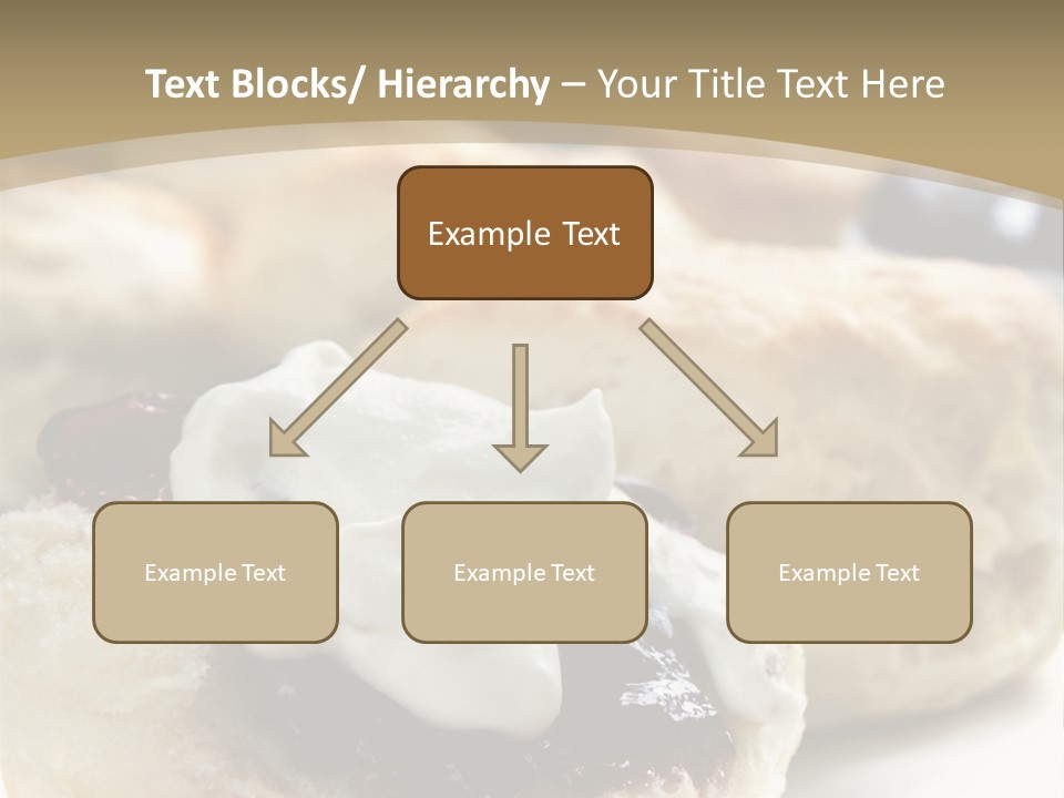 Sweet Dessert Closeup PowerPoint Template