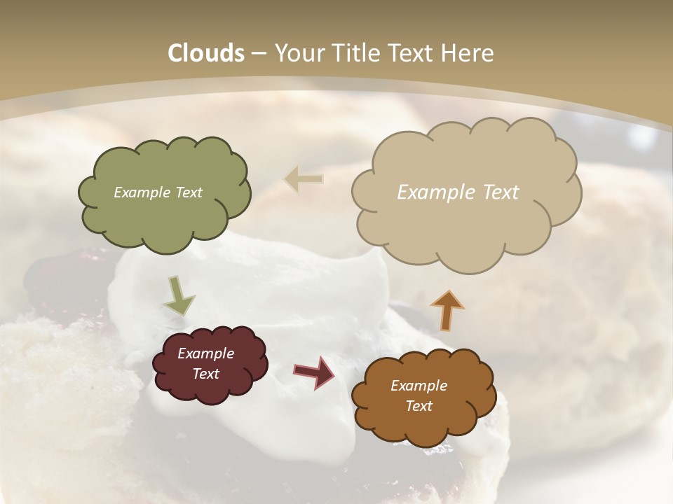 Sweet Dessert Closeup PowerPoint Template
