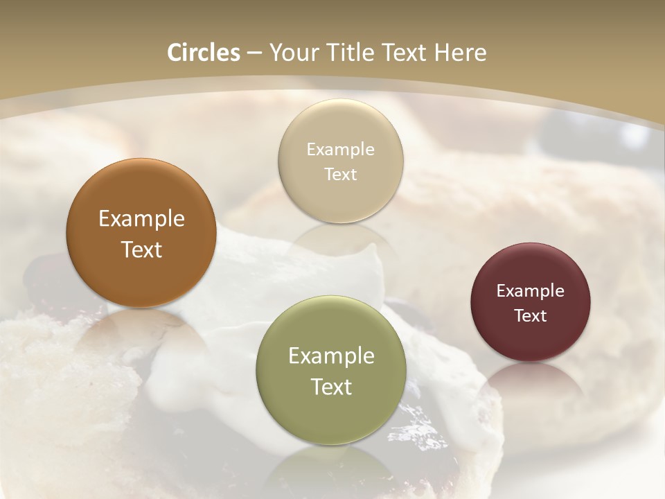 Sweet Dessert Closeup PowerPoint Template