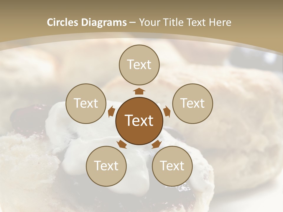 Sweet Dessert Closeup PowerPoint Template