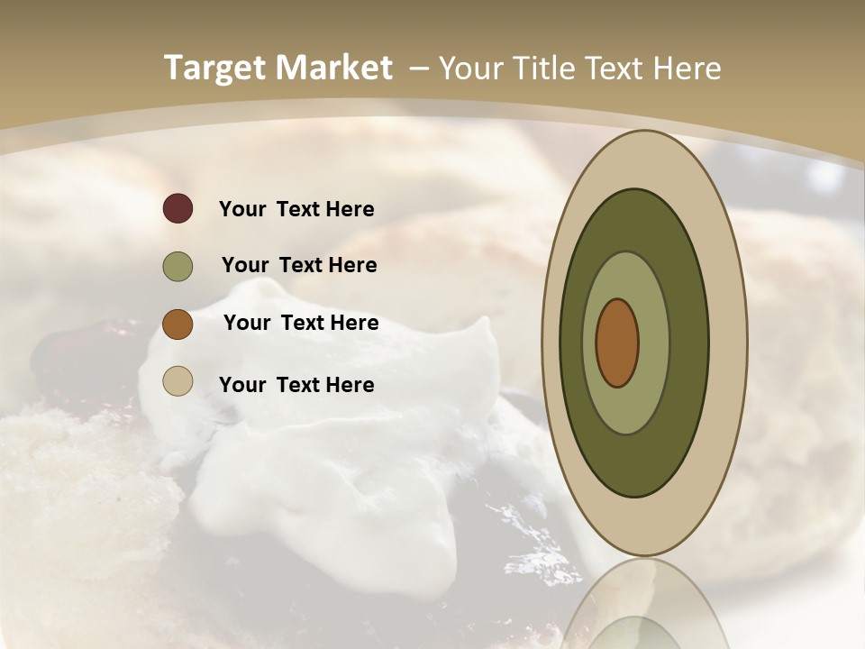Sweet Dessert Closeup PowerPoint Template