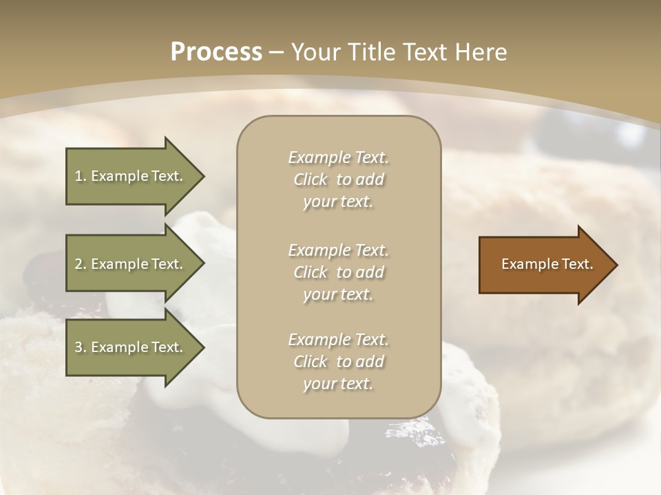 Sweet Dessert Closeup PowerPoint Template
