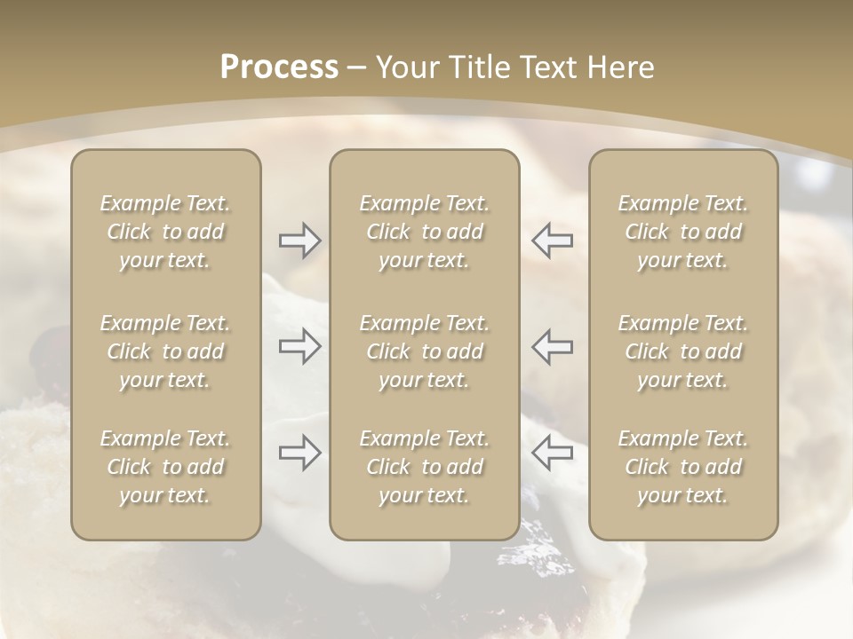 Sweet Dessert Closeup PowerPoint Template