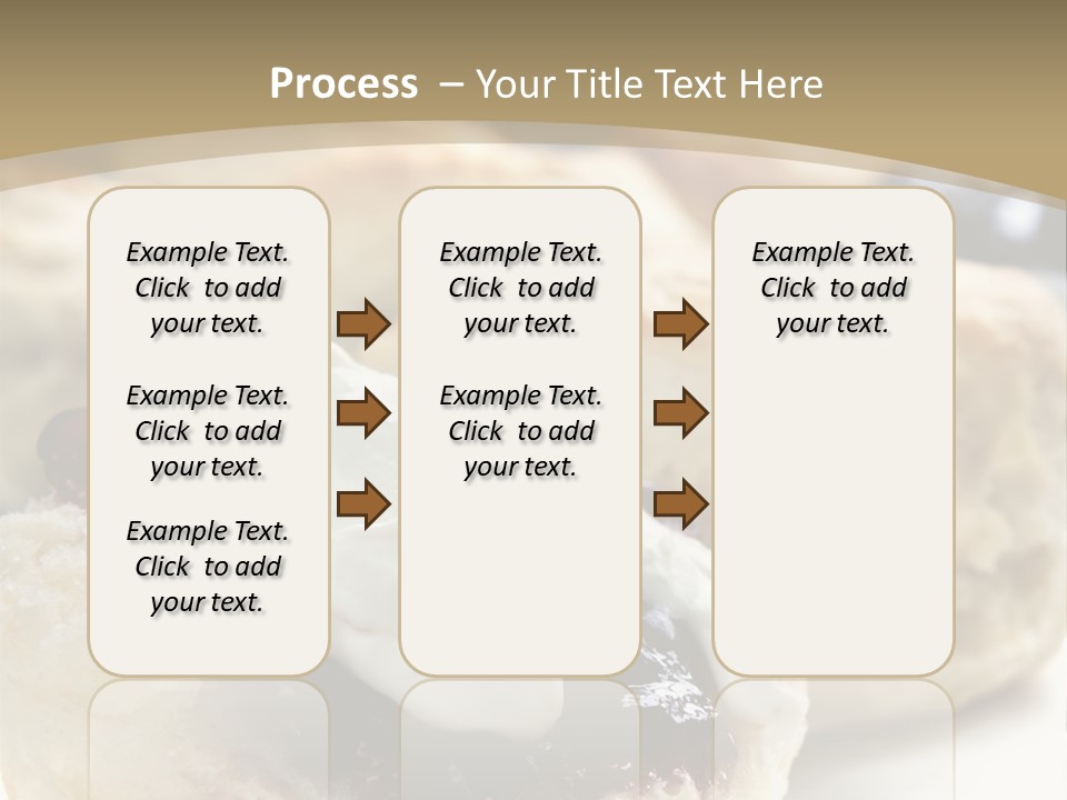 Sweet Dessert Closeup PowerPoint Template