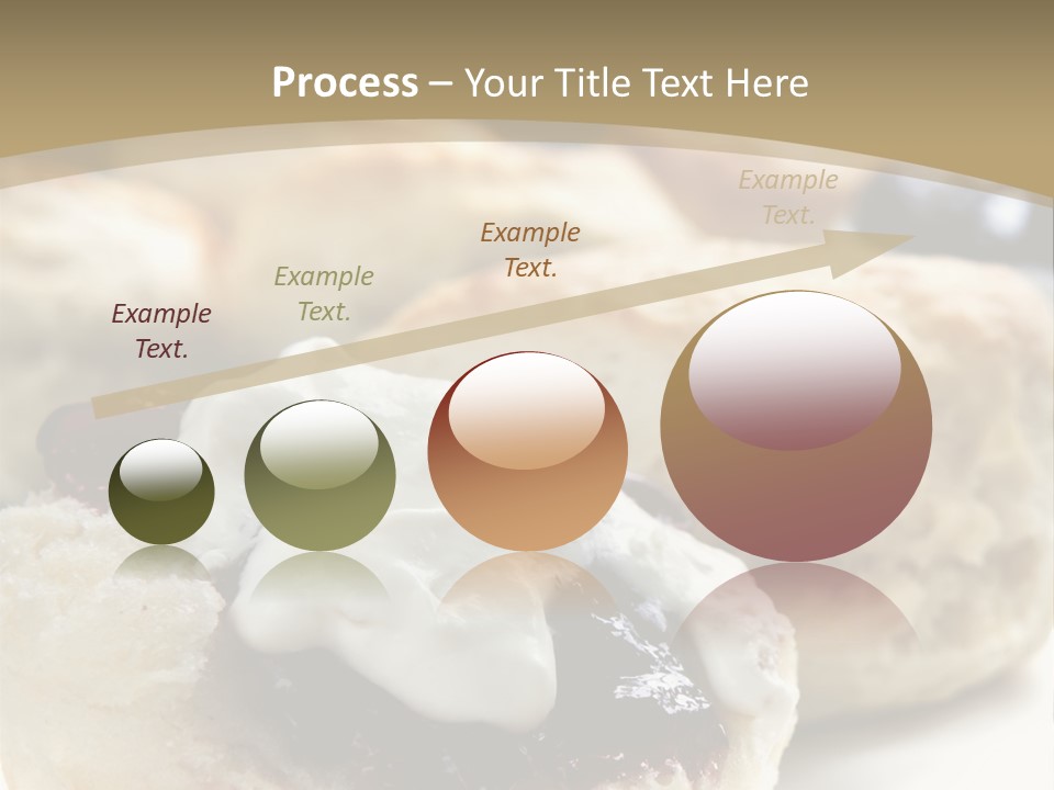 Sweet Dessert Closeup PowerPoint Template