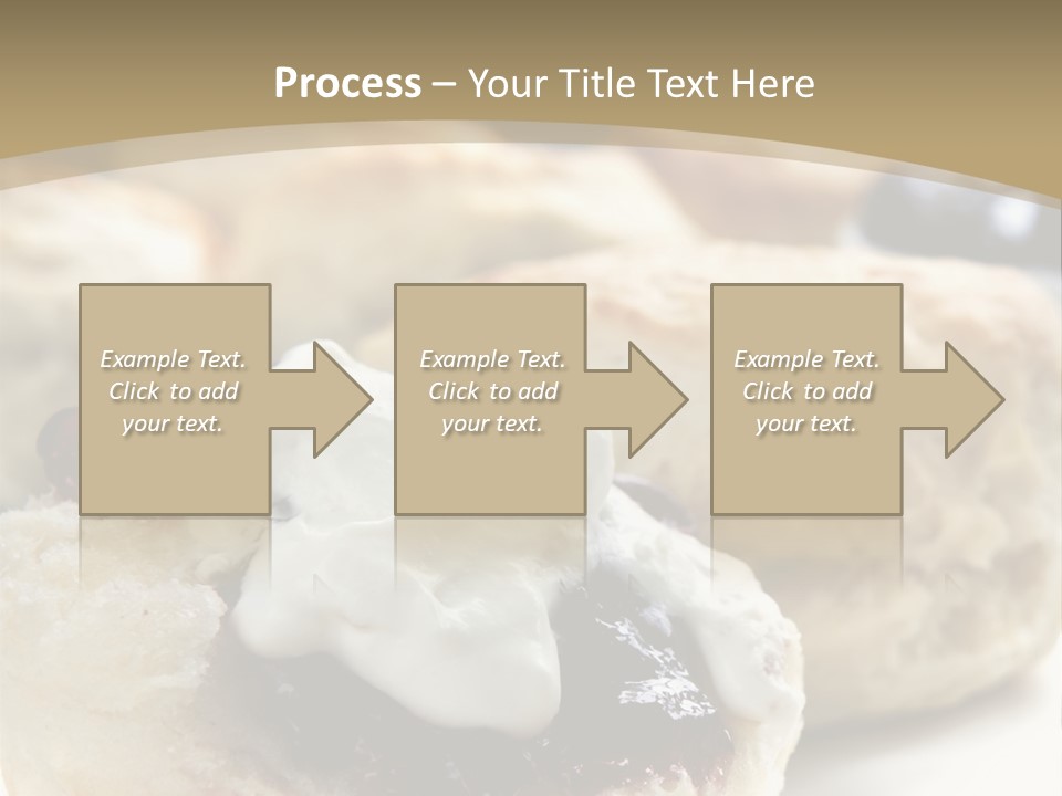 Sweet Dessert Closeup PowerPoint Template