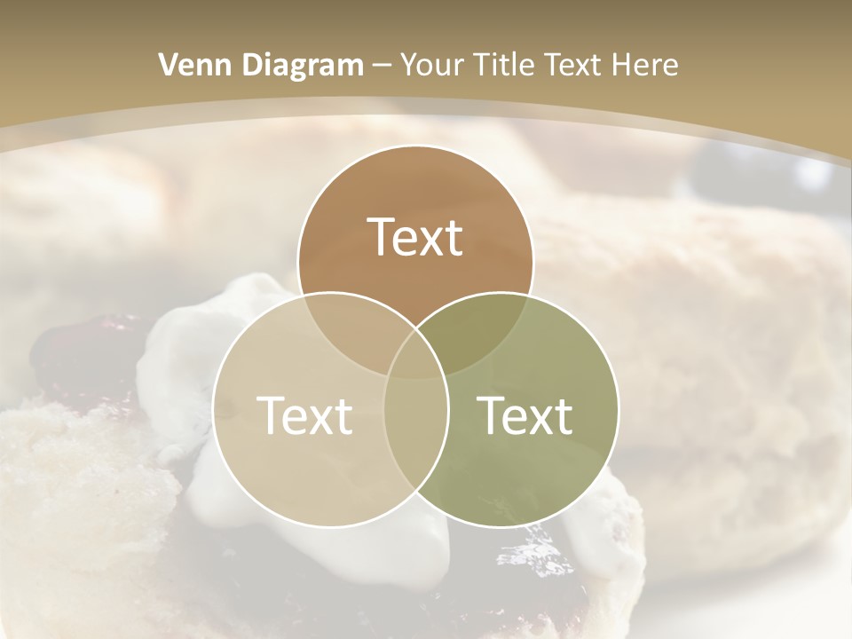 Sweet Dessert Closeup PowerPoint Template