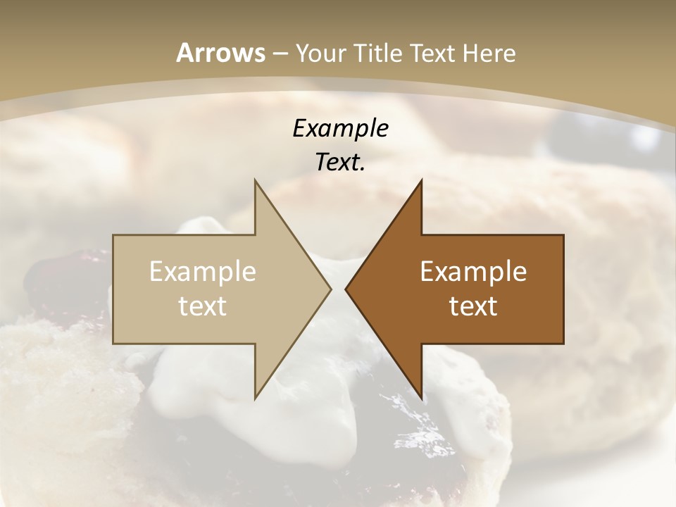 Sweet Dessert Closeup PowerPoint Template