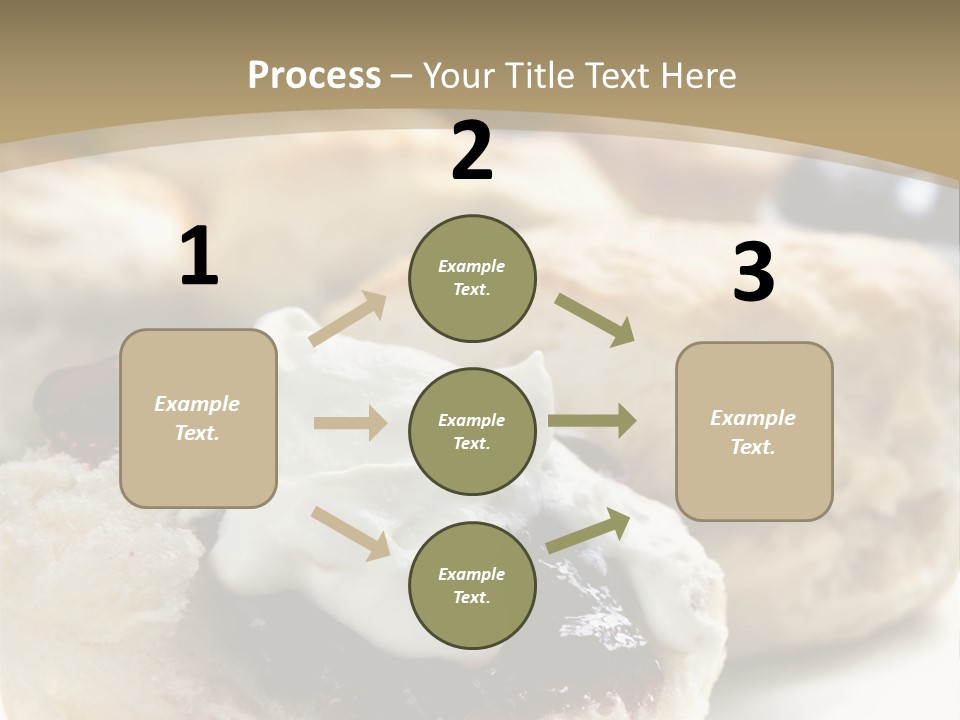 Sweet Dessert Closeup PowerPoint Template