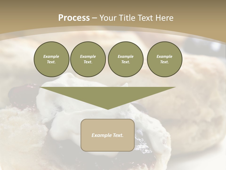 Sweet Dessert Closeup PowerPoint Template