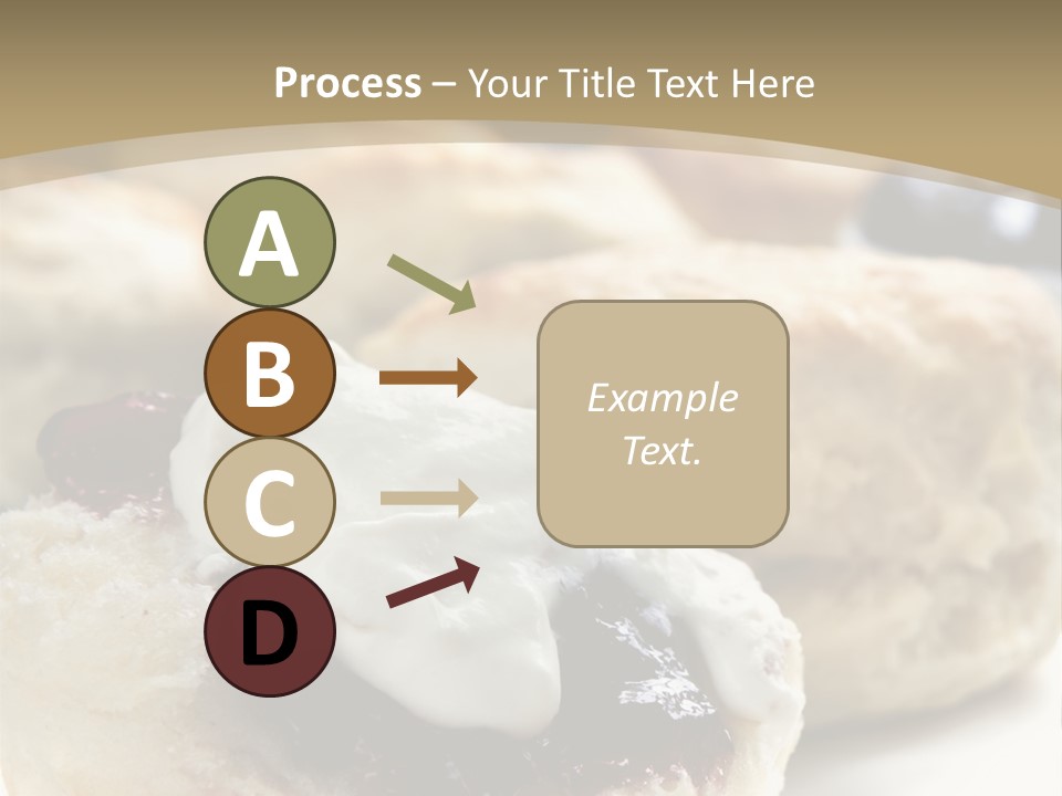 Sweet Dessert Closeup PowerPoint Template