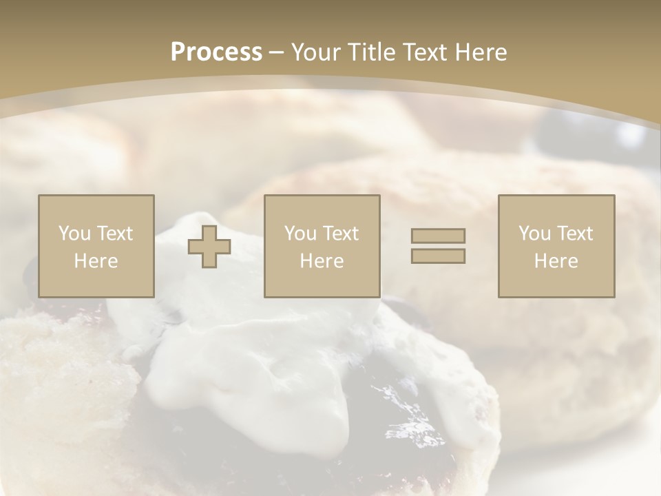 Sweet Dessert Closeup PowerPoint Template